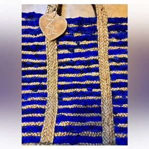100% Jute Large Resort Bag made in India, BNWT